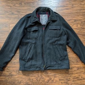American Eagle Men's Military Peacoat